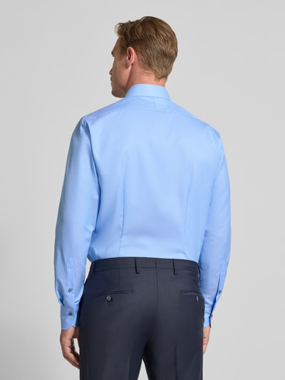 OLYMP SIGNATURE SLIM FIT Slim fit vrijetijdsoverhemd met kentkraag, model 'Savio' Bleu - 5