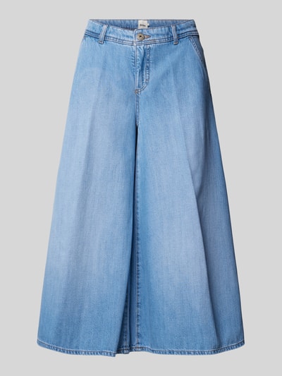 Brax Wide Leg Jeans mit verkürztem Schnitt Modell 'STYLE.MELLI' Hellblau 2