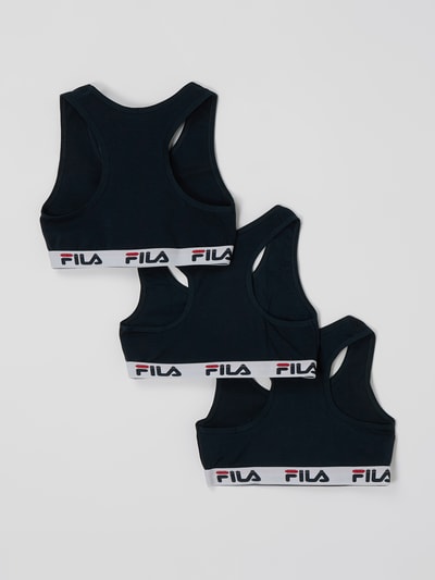 FILA Bustier mit Stretch-Anteil im 3er-Pack  Marine 3