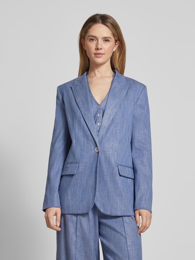 Swing Blazer mit Reverskragen Bleu 4