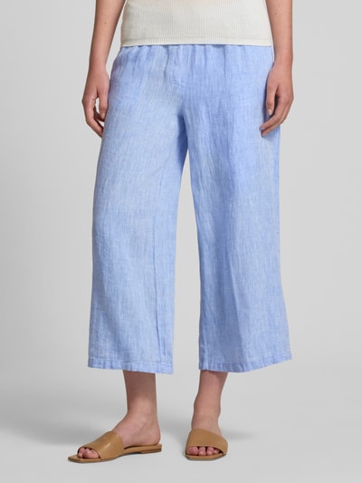 Christian Berg Woman Wide Leg Stoffhose mit Tunnelzug Jeansblau 4