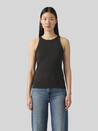 Levi's® Slim Fit Tops aus reiner Baumwolle Black 4