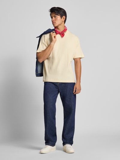 Jack & Jones Loose Fit T-Shirt mit Rundhalsausschnitt Offwhite 1