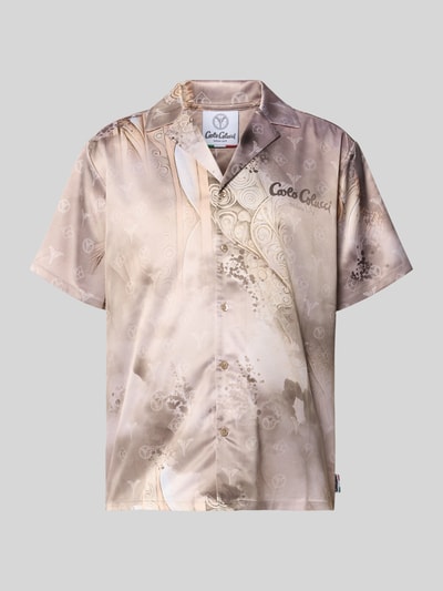 CARLO COLUCCI Oversized vrijetijdsoverhemd met reverskraag Beige - 2