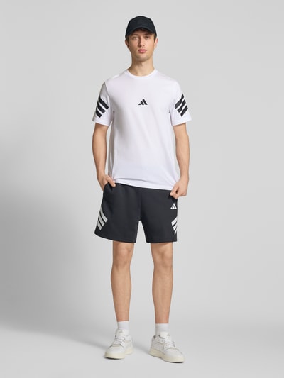 adidas Sportswear Regular Fit T-Shirt aus reiner Baumwolle Weiss 1