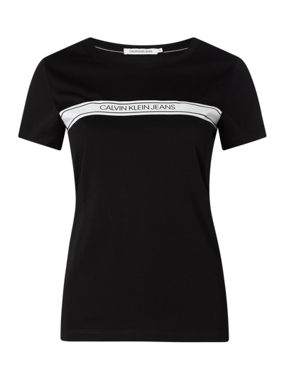 Calvin Klein Jeans T-Shirt mit Logo-Print  Black 1