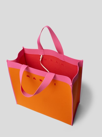 Marni Shopper mit Brand-Schriftzug Orange 5