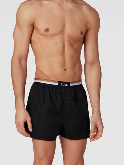 BOSS Boxershorts mit Logo-Bund im 2er-Pack Modell 'Boxer' Camel 1