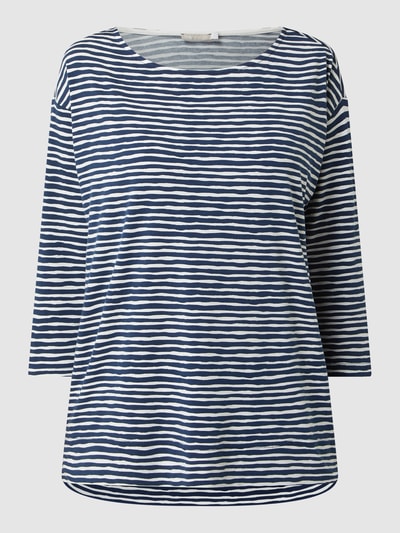 Mey Shirt mit Streifenmuster Modell 'Night2Day' Marineblau 2