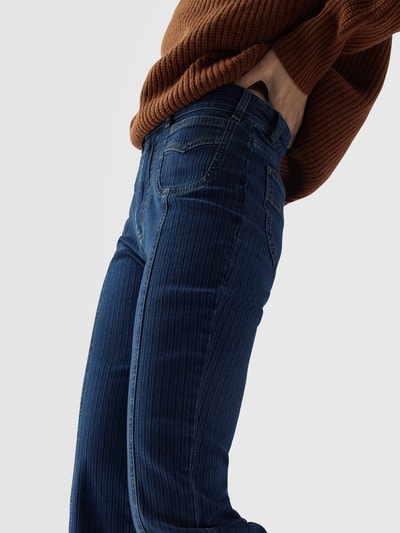 See by Chloé Flared Fit Jeans mit Streifenmuster Jeansblau 6