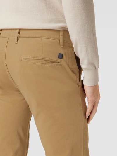 BOSS Orange Slim Fit Chino mit Label-Detail Modell 'Schino' Beige 3