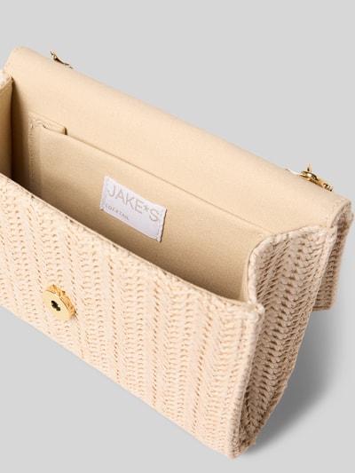 Jake*s Cocktail Handtas in gevlochten look Zand - 5