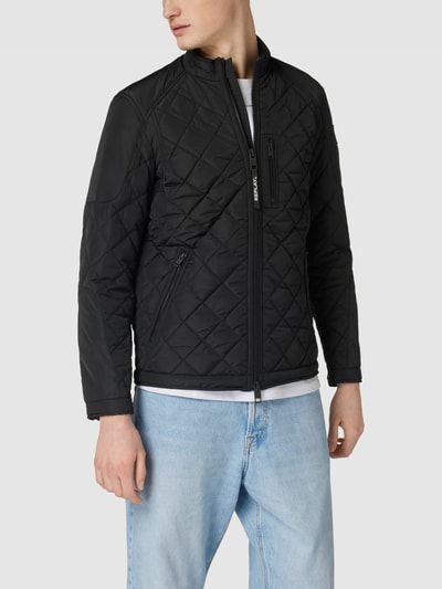 Replay Jacke mit Label-Details Black 4