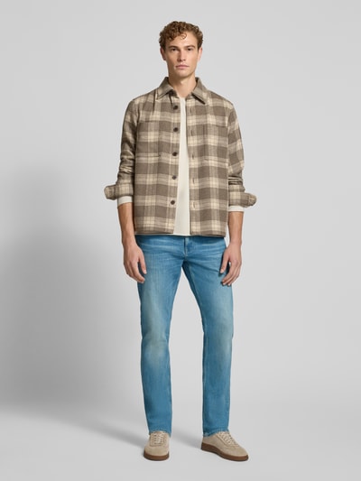 PME Legend Straight Fit Jeans mit Baumwoll-Anteil Modell 'Wingload' Jeansblau 1