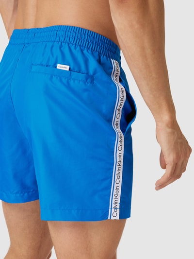 Calvin Klein Underwear Badehose mit Label-Prints Royal 3