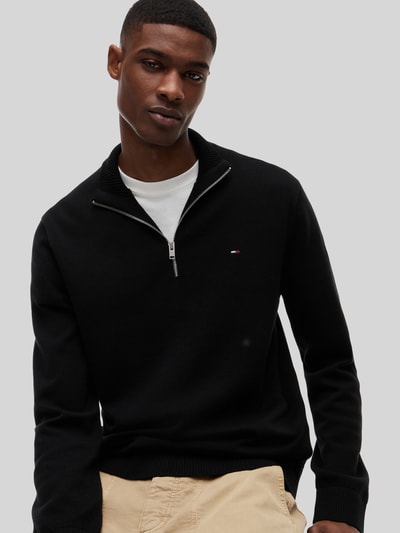 Tommy Jeans troyer o kroju slim fit z czystej bawełny BLACK 3