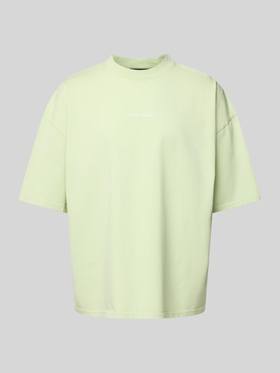 Pegador Oversized T-Shirt mit Label-Print Mint 2