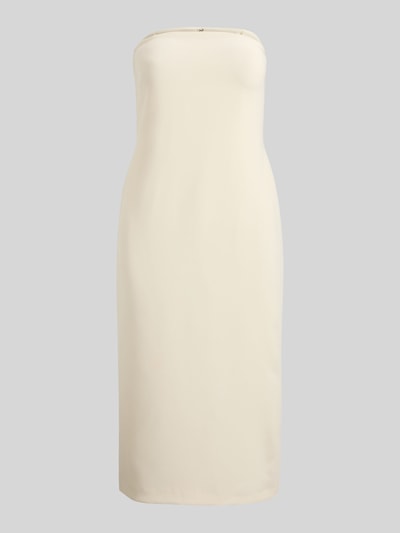 Lauren Ralph Lauren Figurbetontes Cocktailkleid mit Beinschlitz Beige 2