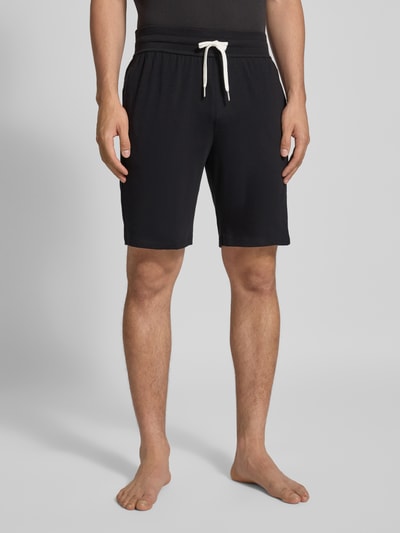 Tommy Hilfiger Regular Fit Lounge Shorts aus Baumwoll-Mix Black 4