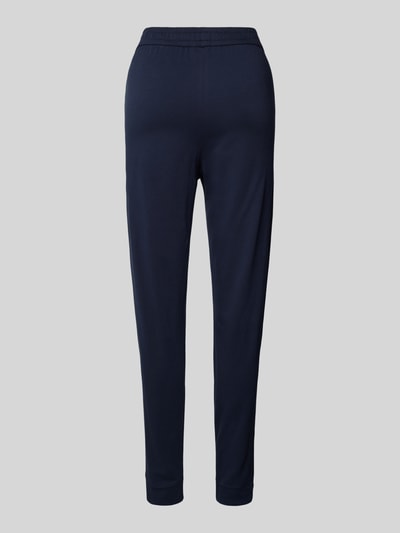 Schiesser Relaxed fit sweatpants met deelnaden Donkerblauw - 3