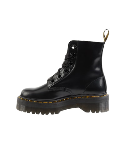 Dr. Martens Lederboots mit Plateausohle Modell 'Molly' Black 4