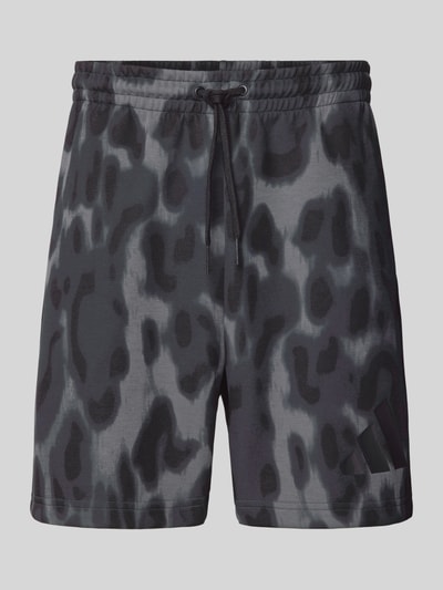 ADIDAS SPORTSWEAR Sweatshorts mit Label-Print Modell 'GRESIX' Dunkelgrau 2