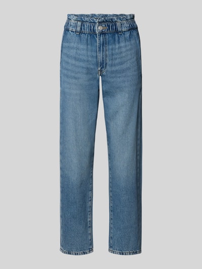 Produktfoto, Tapered Fit Jeans aus reiner Baumwolle von Jake*s Casual in hellem Blau mit sichtbarer Struktur und geradem Beinverlauf