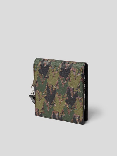Etro Portemonnaie mit Allover-Muster Grün 2