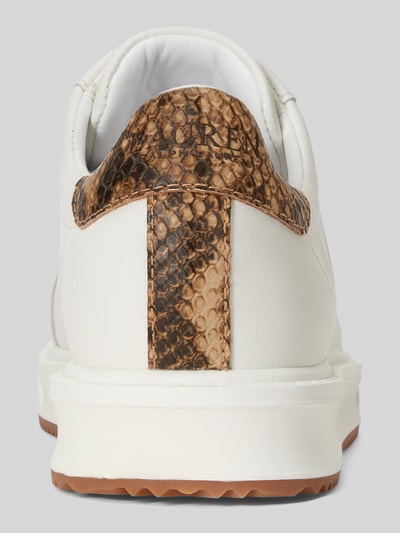 Lauren Ralph Lauren Sneaker aus echtem Rindsleder Modell 'AINSLEY' Weiss 4