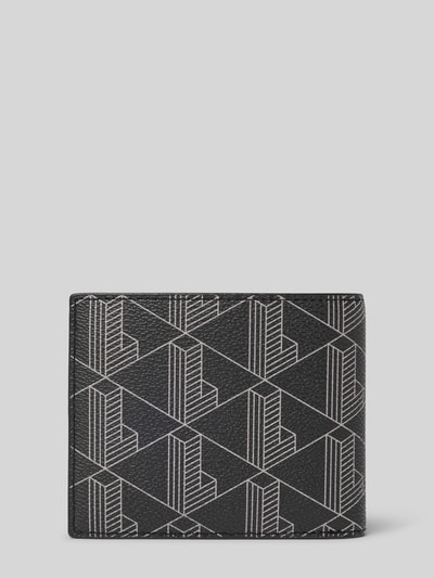 Lacoste Portemonnee met logodetail Zwart - 2