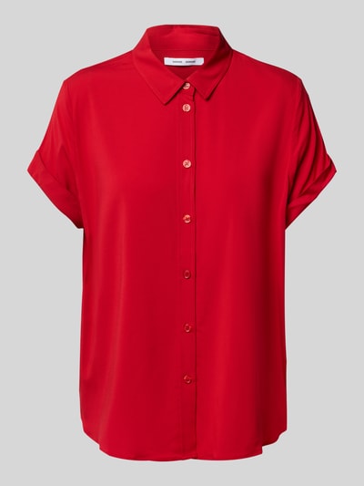 Samsøe Samsøe Relaxed Fit Bluse aus Viskose-Elasthan-Mix Modell 'MAJAN' Rot 2