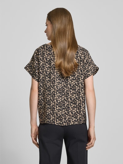 Christian Berg Woman Relaxed Fit Bluse mit Knotendetail Black 5