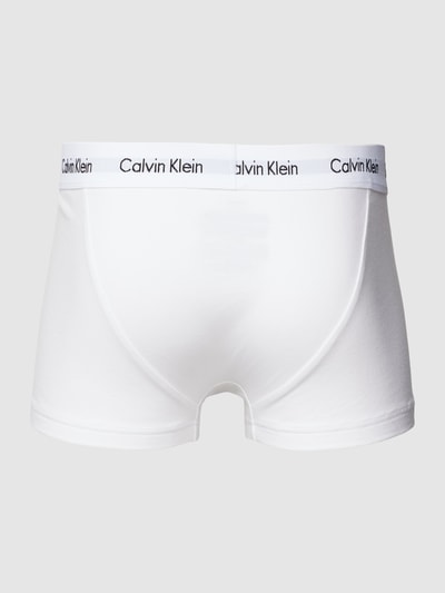 Calvin Klein Underwear Trunks mit elastischem Label-Bund im 3er-Pack Weiss 3