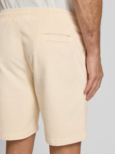 Mazine Regular fit korte broek van corduroy Offwhite - 3