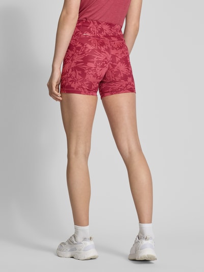 PUMA PERFORMANCE Super skinny fit korte broek met brede band, model 'ESSENTIAL' Bordeaux - 5