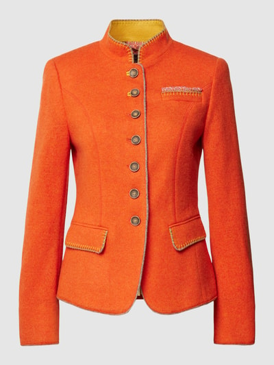 WHITE LABEL Blazer met contrastgarnering Oranje - 2