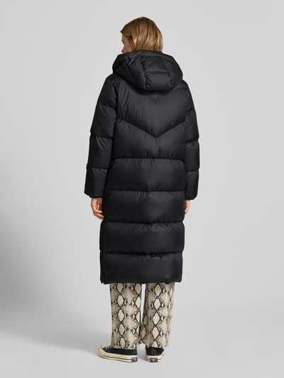 Marc O'Polo Denim Relaxed fit lange donsjas met afneembare capuchon Zwart - 5