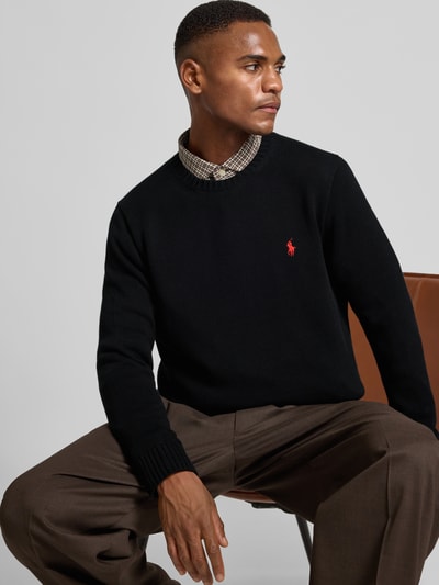 Polo Ralph Lauren Gebreide pullover met ribboorden Zwart - 3