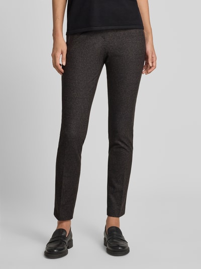 Raphaela By Brax Slim Fit Hose aus Material-Mix mit Viskose-Anteil Schoko 4