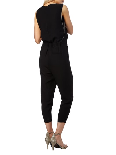 Black jumpsuit red heels deals