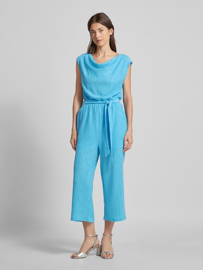 s.Oliver BLACK LABEL Jumpsuit mit Strukturmuster Hellblau 4