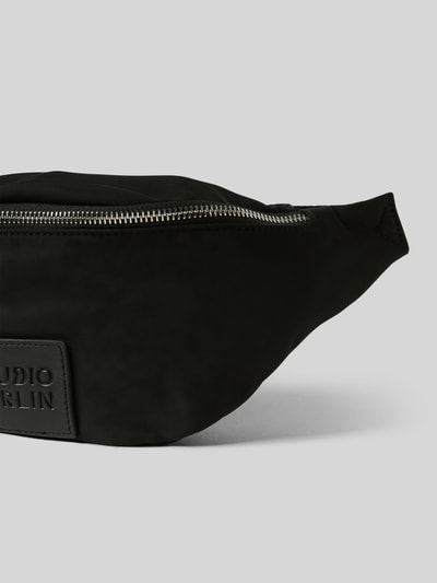 STUDIO BERLIN Bauchtasche mit Logo-Patch Modell 'Spandau' Black 3