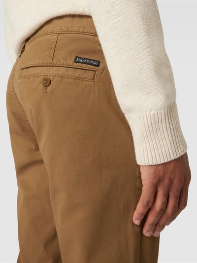 Marc O'Polo Shaped Fit Hose mit Gesäßtaschen Modell 'Stig' Camel 3