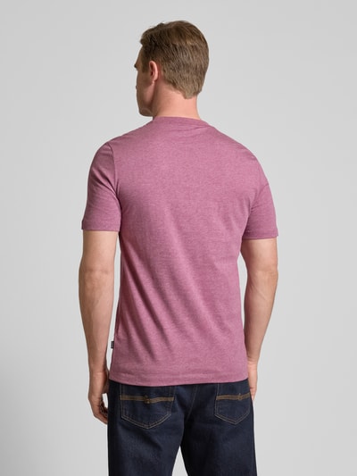 BOSS T-Shirt mit Rundhalsausschnitt Modell 'Thompson' Purple 5