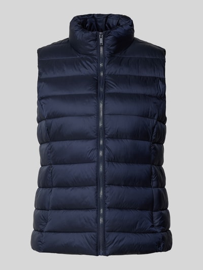 Jake*s Casual Bodywarmer met opstaande kraag Marineblauw - 2