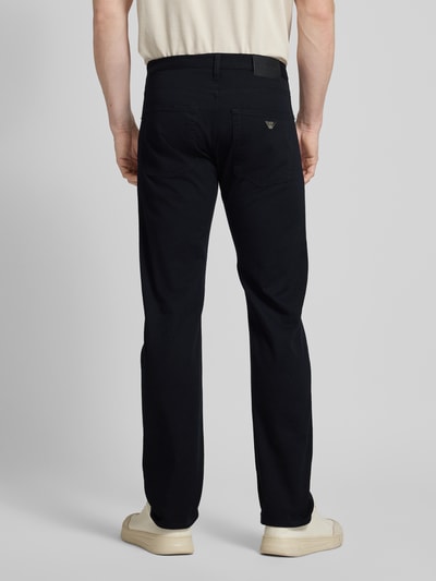 Emporio Armani Regular fit broek in 5-pocketmodel Marineblauw - 5