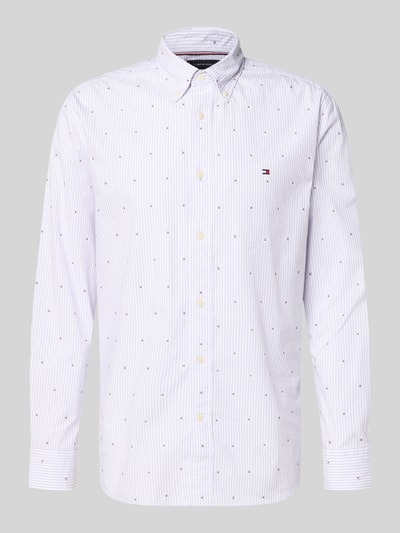 Tommy Hilfiger Regular Fit Freizeithemd aus reiner Baumwolle Hellblau 2