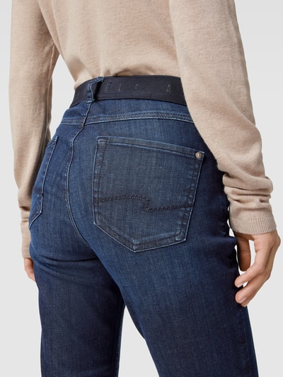 Angels Jeans in 5-pocketmodel, model 'ORNELLA' Marineblauw - 3