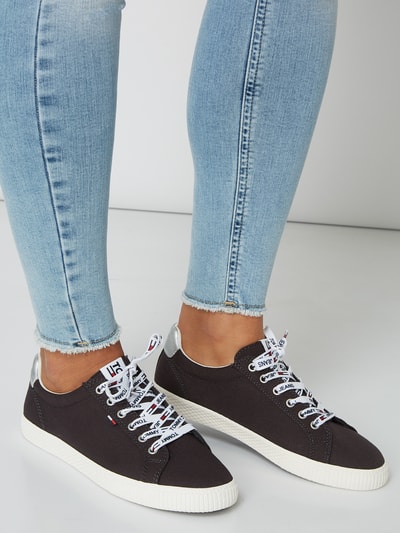 Tommy Jeans Sneaker aus Canvas Dunkelblau 3