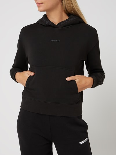 Calvin Klein Jeans Hoodie aus Baumwolle  Black 4